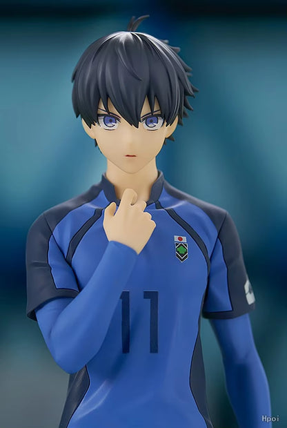 17Cm Blue Lock Anime Figure Forward Isagi Yoichi Action Figure Japanese Football Boy Figurine PVC Adult Collection Model Toys
