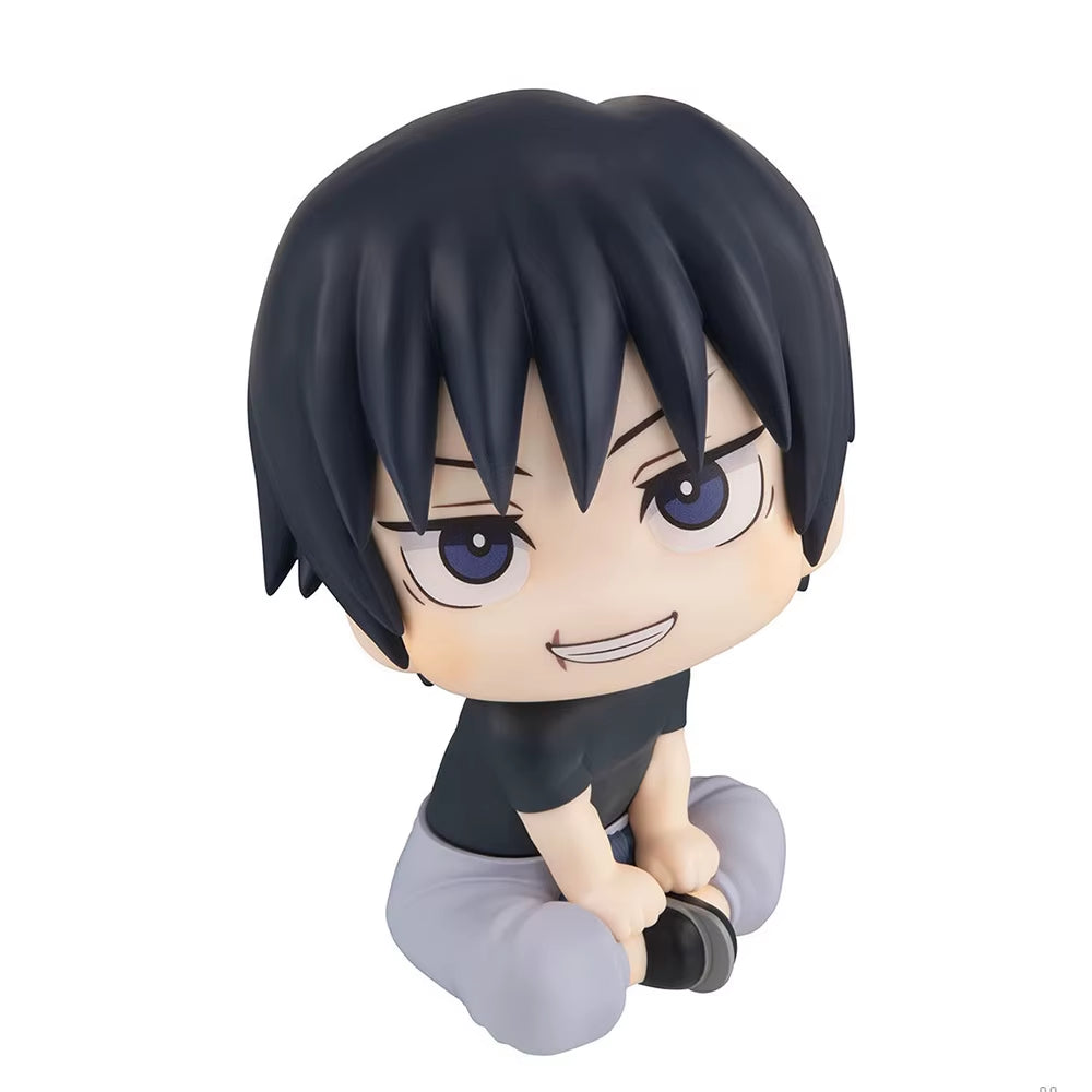 Anime Figures JJK Fushiguro Toji Look up Action Figures PVC Cute Toji Fushiguro Toys for Children Collector Model Gifts 11Cm