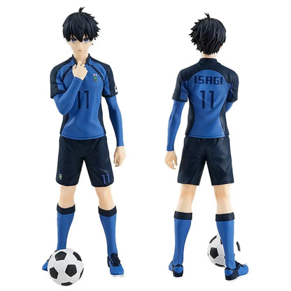 17Cm Blue Lock Anime Figure Forward Isagi Yoichi Action Figure Japanese Football Boy Figurine PVC Adult Collection Model Toys