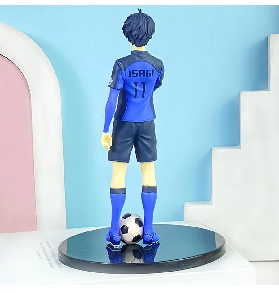 17Cm Blue Lock Anime Figure Forward Isagi Yoichi Action Figure Japanese Football Boy Figurine PVC Adult Collection Model Toys