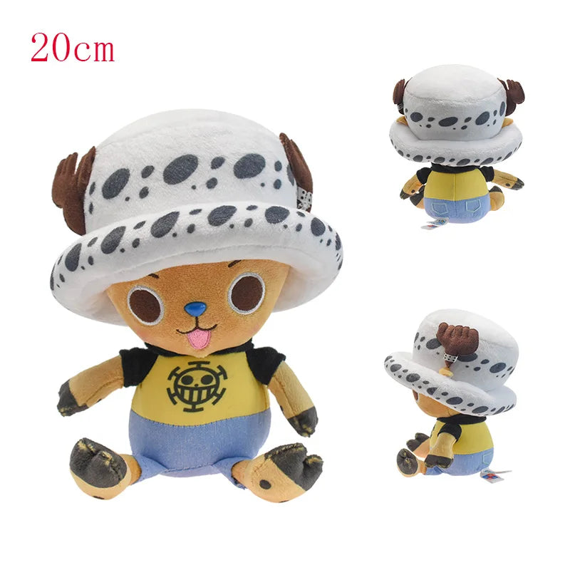 20CM Tony Chopper Plush Toys ONE PIECE Monkey D Luffy the Straw Hat Pirates Sign Soft Stuffed Dolls Birthday Gift
