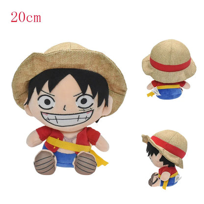 20CM Tony Chopper Plush Toys ONE PIECE Monkey D Luffy the Straw Hat Pirates Sign Soft Stuffed Dolls Birthday Gift