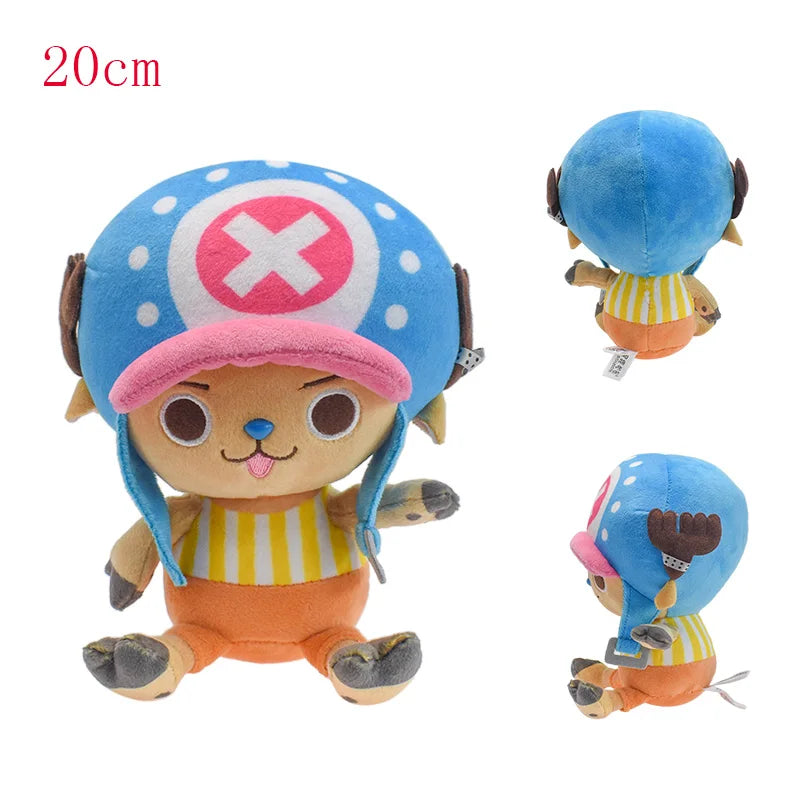 20CM Tony Chopper Plush Toys ONE PIECE Monkey D Luffy the Straw Hat Pirates Sign Soft Stuffed Dolls Birthday Gift