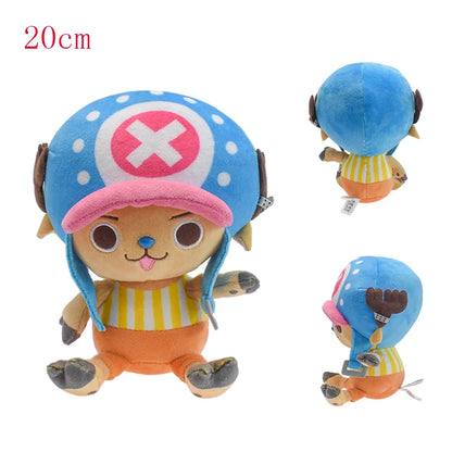 20CM Tony Chopper Plush Toys ONE PIECE Monkey D Luffy the Straw Hat Pirates Sign Soft Stuffed Dolls Birthday Gift
