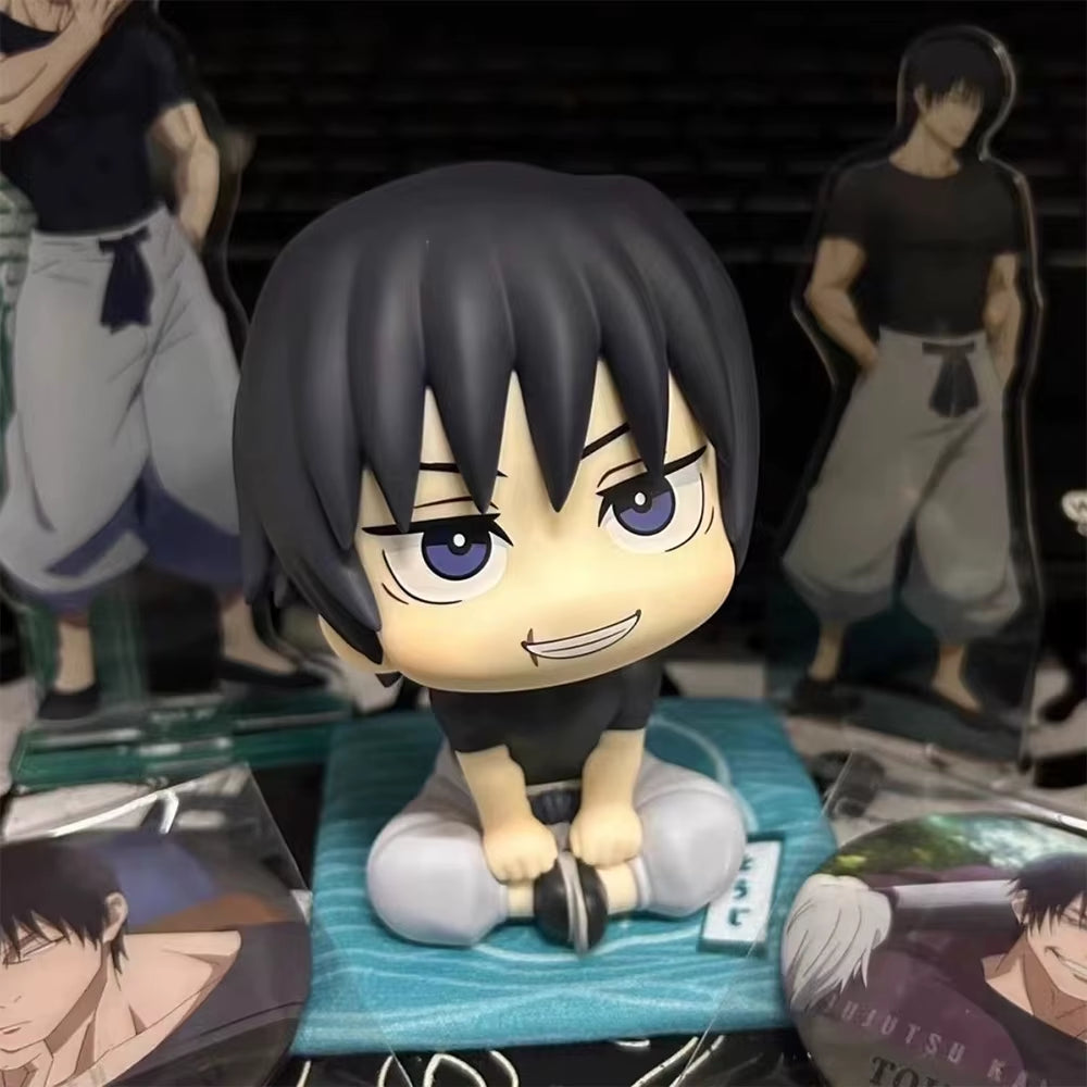 Anime Figures JJK Fushiguro Toji Look up Action Figures PVC Cute Toji Fushiguro Toys for Children Collector Model Gifts 11Cm