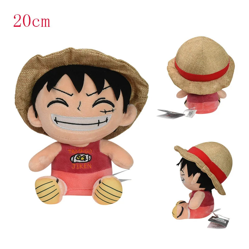 20CM Tony Chopper Plush Toys ONE PIECE Monkey D Luffy the Straw Hat Pirates Sign Soft Stuffed Dolls Birthday Gift