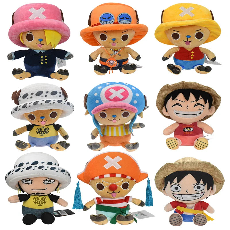 20CM Tony Chopper Plush Toys ONE PIECE Monkey D Luffy the Straw Hat Pirates Sign Soft Stuffed Dolls Birthday Gift