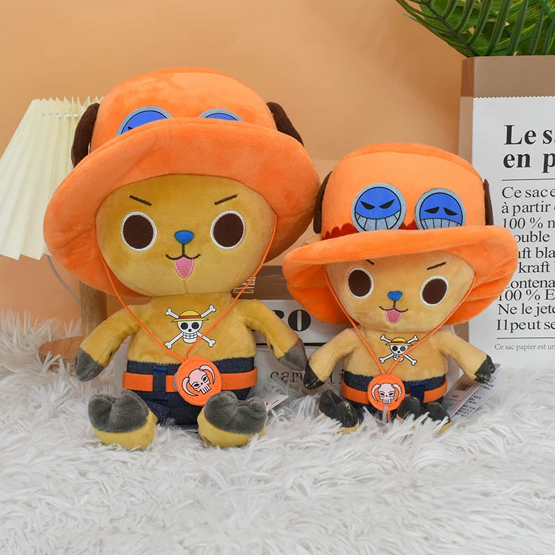 20CM Tony Chopper Plush Toys ONE PIECE Monkey D Luffy the Straw Hat Pirates Sign Soft Stuffed Dolls Birthday Gift