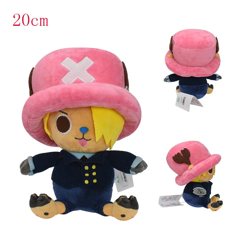 20CM Tony Chopper Plush Toys ONE PIECE Monkey D Luffy the Straw Hat Pirates Sign Soft Stuffed Dolls Birthday Gift