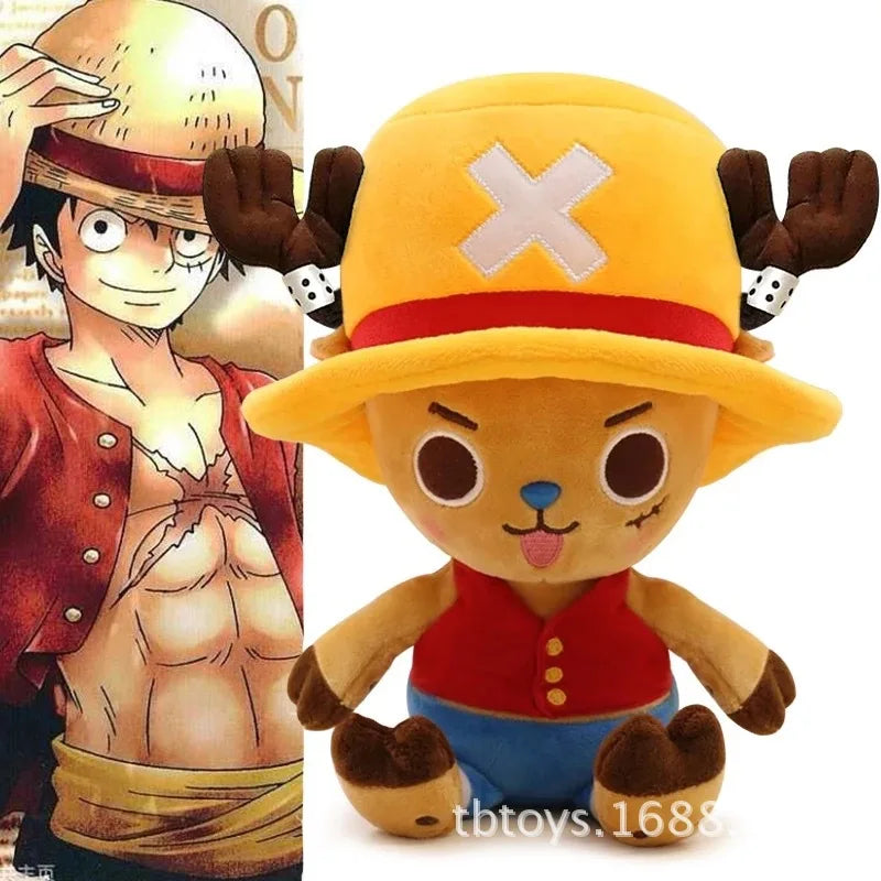 20CM Tony Chopper Plush Toys ONE PIECE Monkey D Luffy the Straw Hat Pirates Sign Soft Stuffed Dolls Birthday Gift